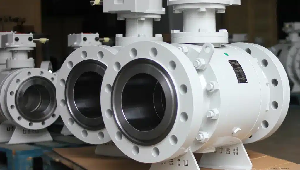 api 6d ball valve trunnion
