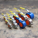 burak type wafer mono block ball valve 6