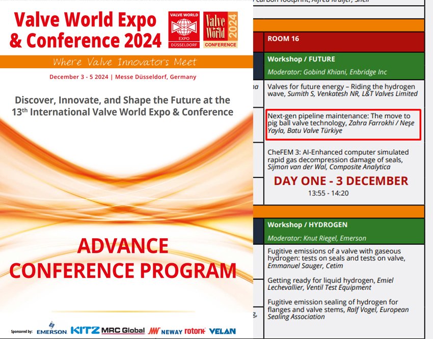 Meet BatuValve at Valve World Conference 2024