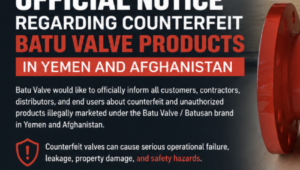 Official Warning | Counterfeit Batu Valve Products in Yemen & Afghanistan