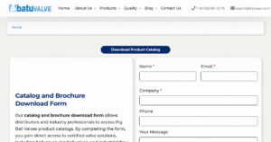 Catalog and Brochure Download Form
