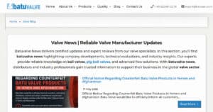 batuvalve news