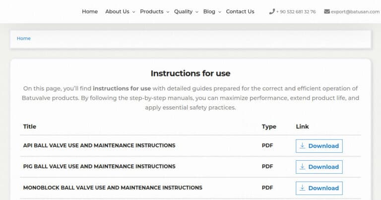 Instructions for Use