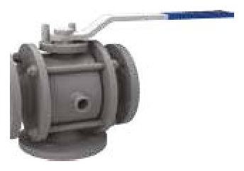 PN 16/40 3 Y- L Full Bore/Flanged (Steel) — valve views