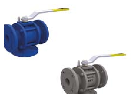PN 16/40 3 Y- L Full Bore/Flanged (Steel) — valve views