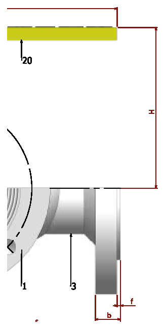 PN 16/40 3 Y-L Full Bore/Flanged — operating positions