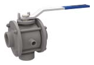 PN 16/40 3 Y- L Full Bore/Threaded (Steel) — valve views