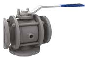 PN 16/40 3 Y- L Reduction Bore/Flanged (Steel) — valve views
