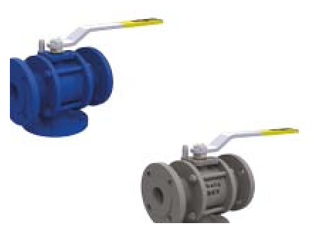 PN 16/40 3 Y- L Reduction Bore/Flanged (Steel) — valve views