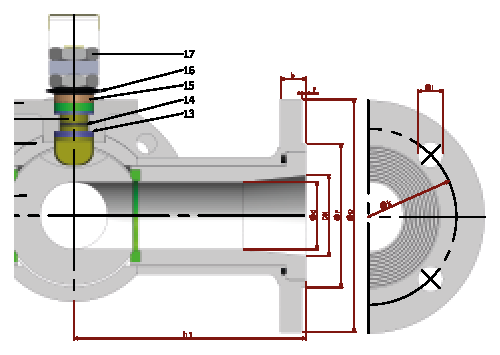 PN 16/40 3 Y- T Reduction Bore/Flanged — operating positions