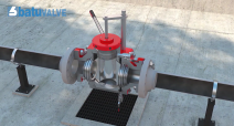 Pig ball valve launcher